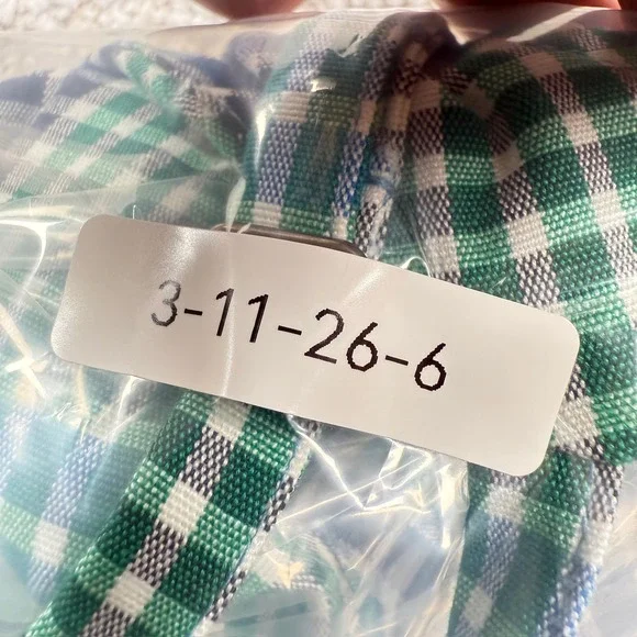 Urban Outfitters Plaid Mini Dress Women's Small Green Blue Gingham Grunge 90s - Picture 12 of 12